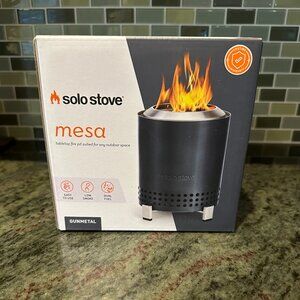 NEW Solo Stove Mesa Tabletop Fire Pit Gunmetal